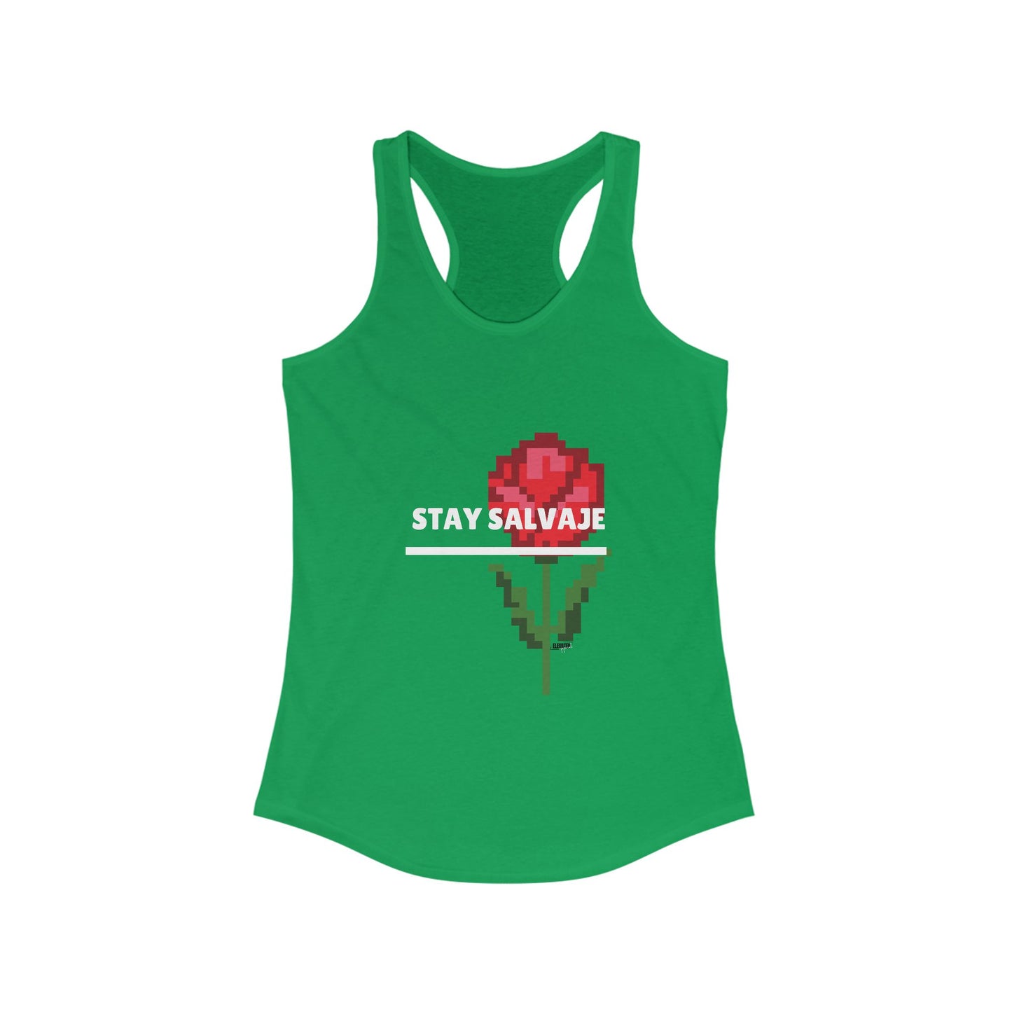 Rose "Stay Salvaje" Women's Racerback Tank