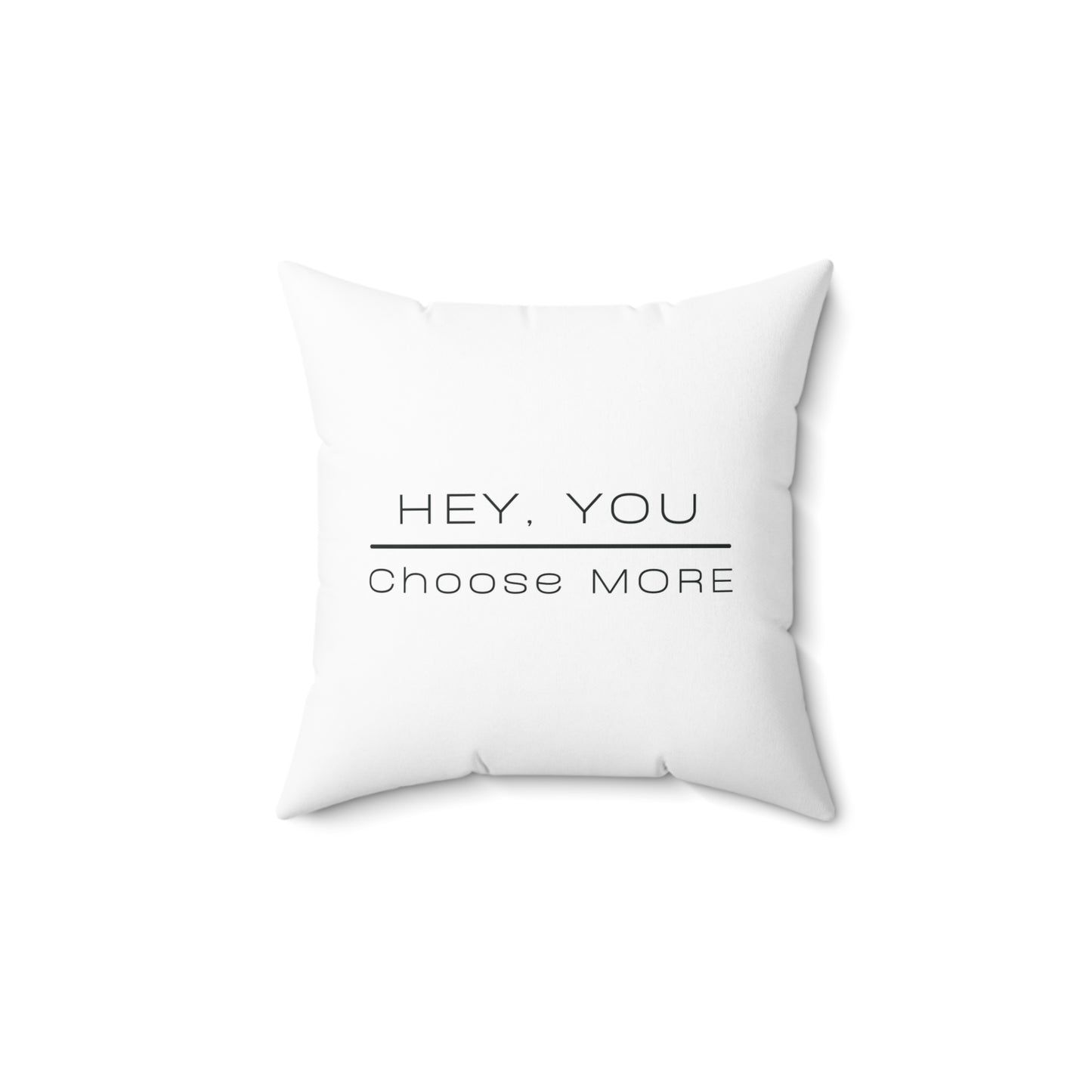 REMINDER AVERAGE IS A CHOICE Spun Polyester Square Pillow