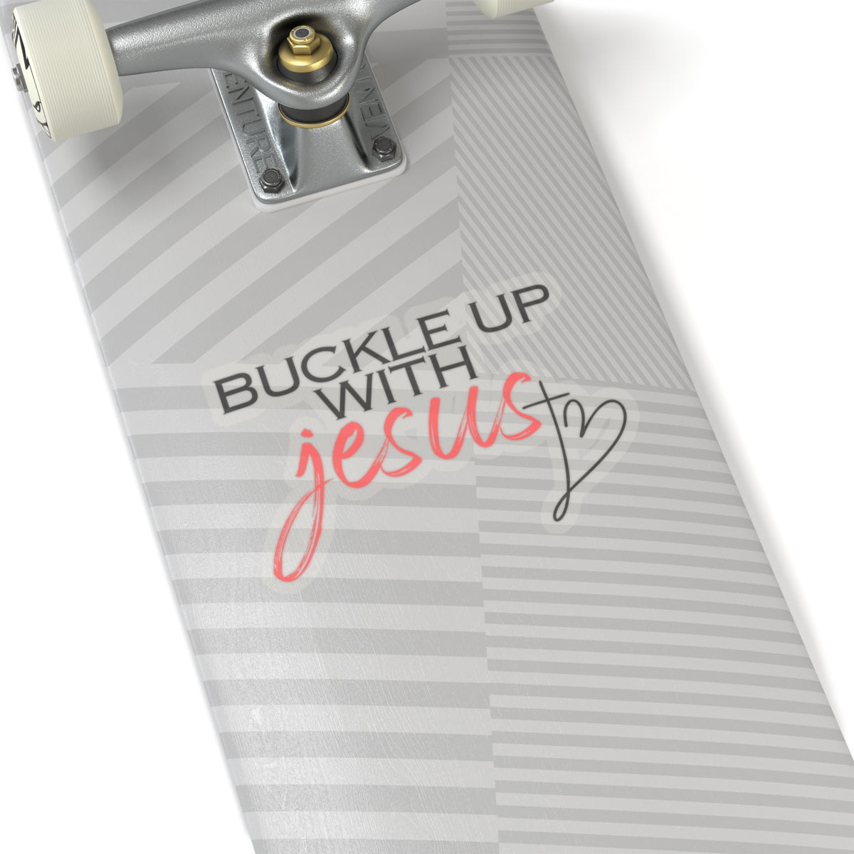 Buckle Up with Jesus - Kiss-Cut Stickers