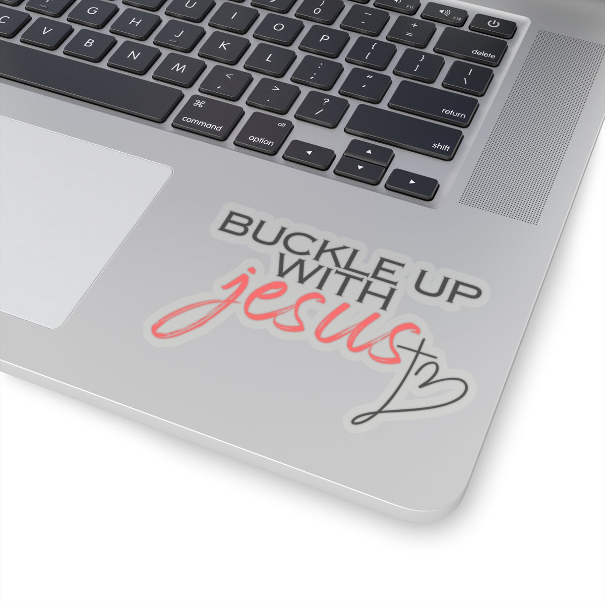 Buckle Up with Jesus - Kiss-Cut Stickers