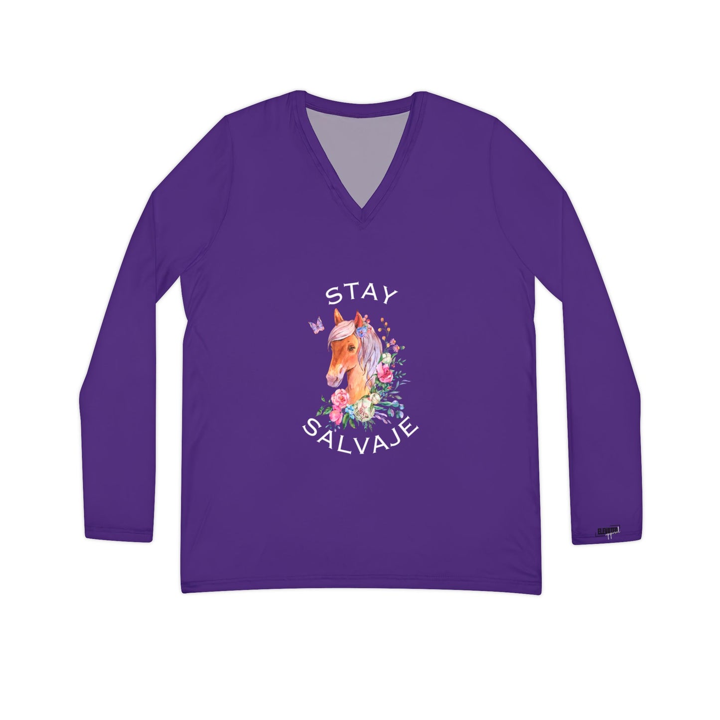 Unicorn 'Stay Salvaje' Women's Long Sleeve Shirt