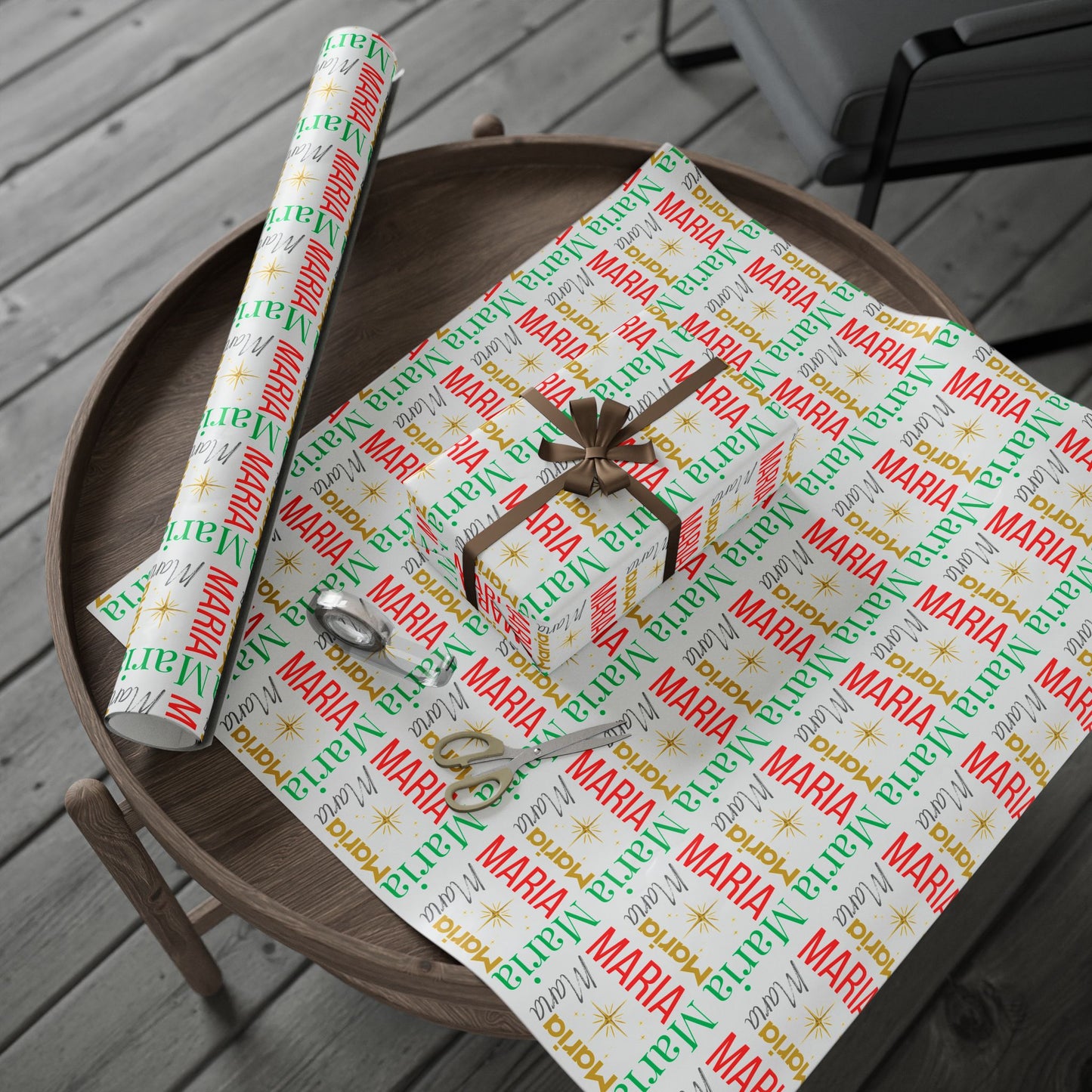 MARIA Personalized Gift Wrapping Papers