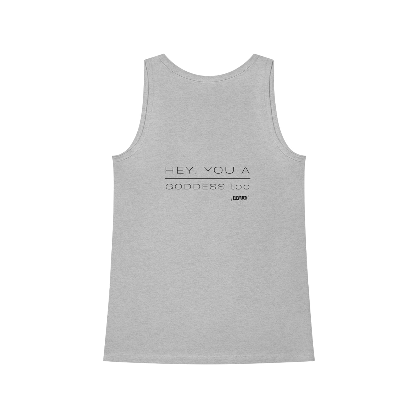 REMINDER GODDESS - Inspirational Motivational Happy Funny Quote - Double-Sided Women's Dreamer Tank Top