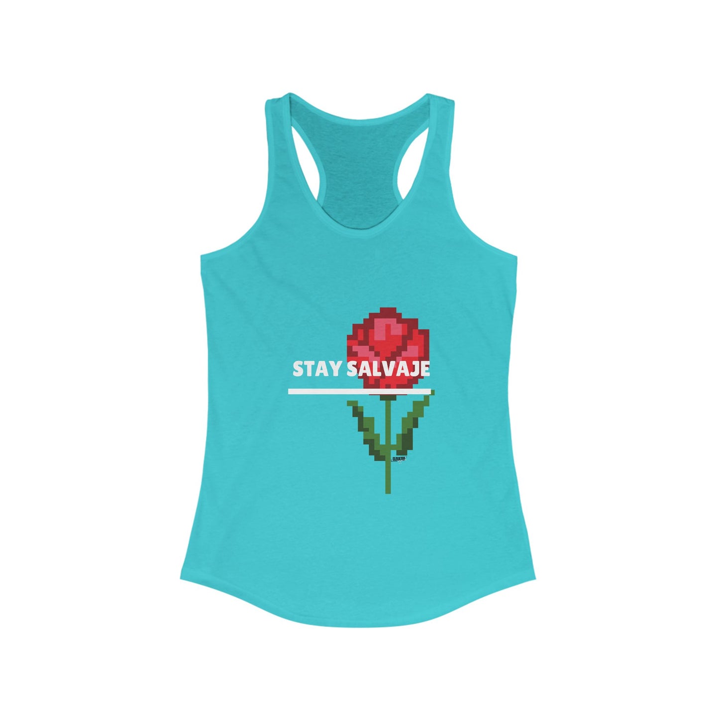 Rose "Stay Salvaje" Women's Racerback Tank