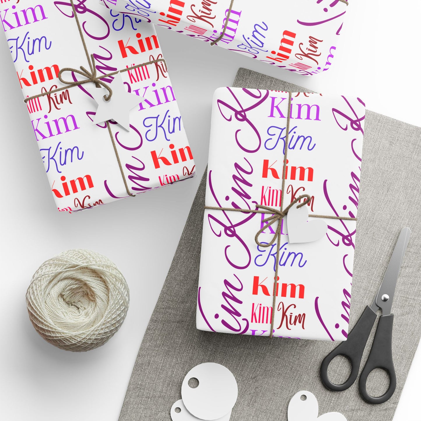 KIM Personalized Wrapping Papers