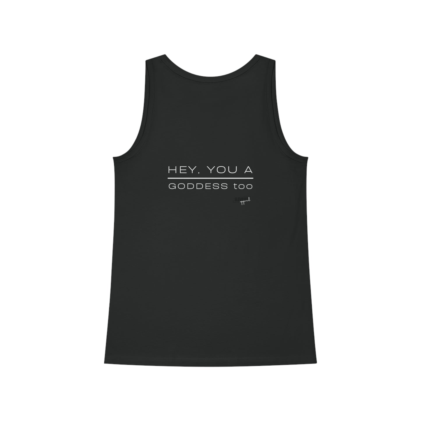 REMINDER GODDESS - Inspirational Motivational Happy Funny Quote - Double-Sided Women's Dreamer Tank Top