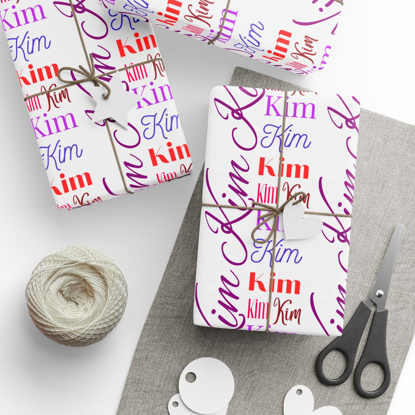 KIM Personalized Wrapping Papers