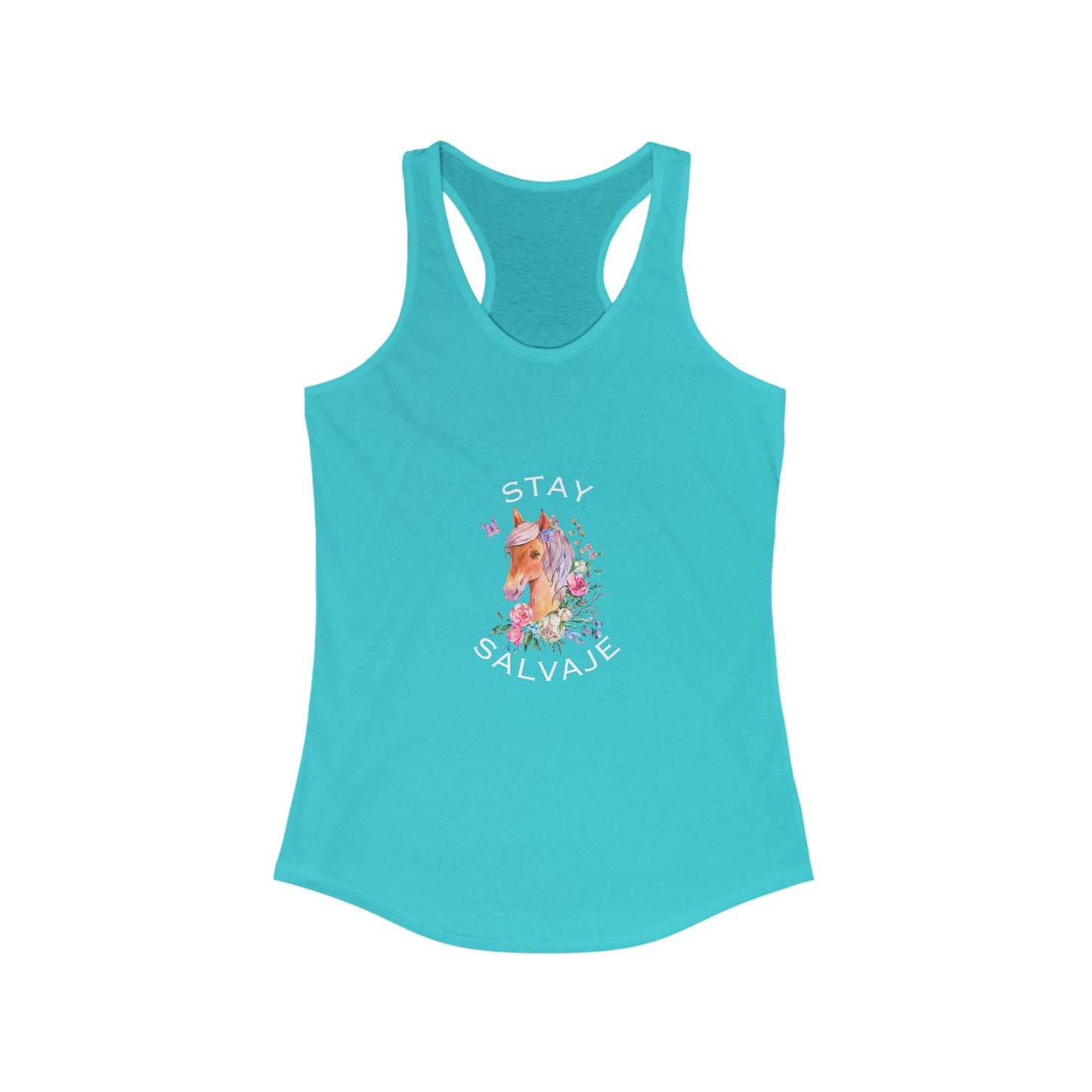 Unicorn "Stay Salvaje" Women's Racerback Tank