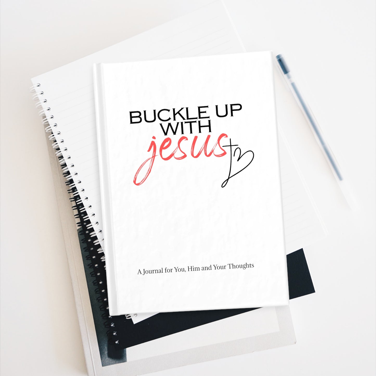 Buckle Up with Jesus - Journal - Ruled Line