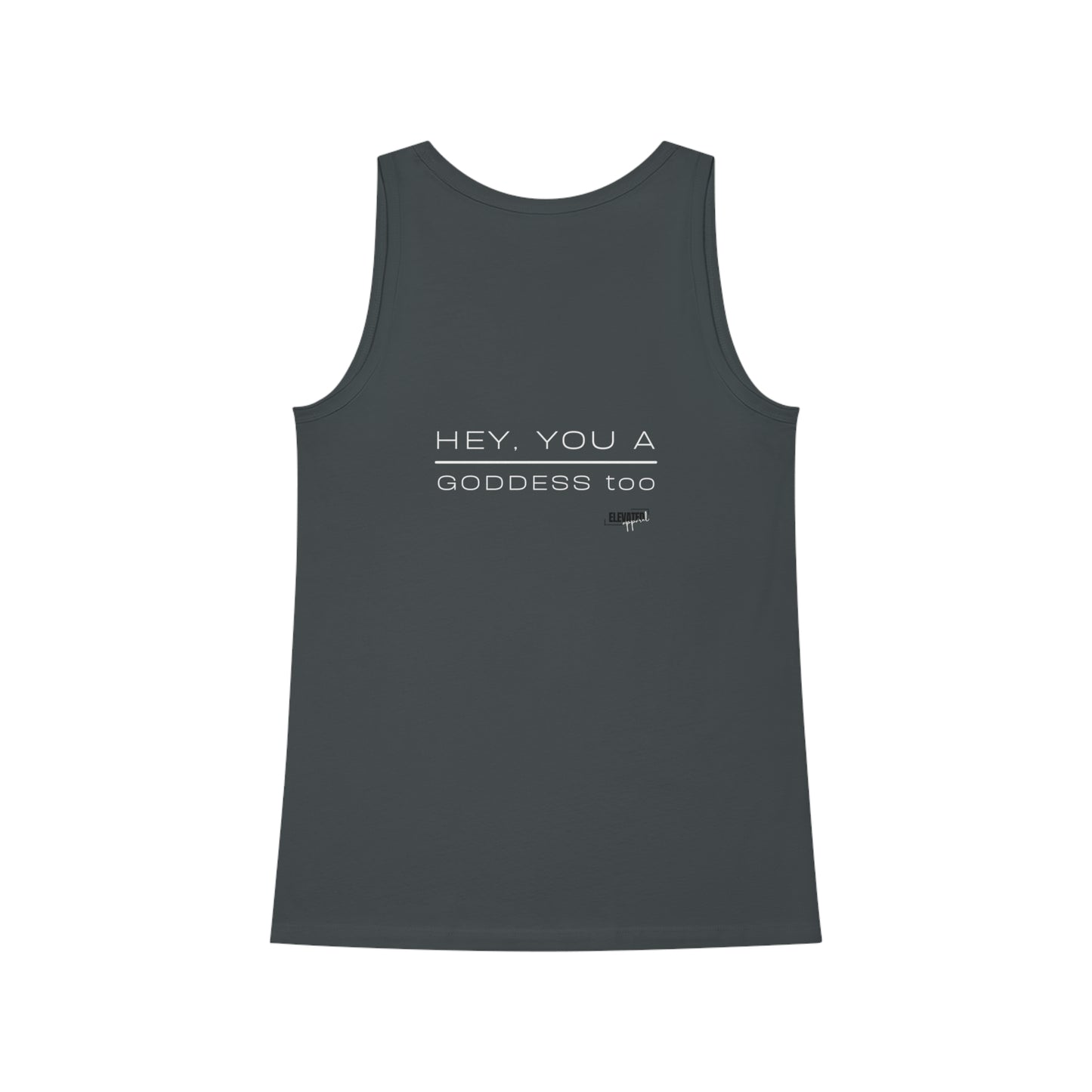 REMINDER GODDESS - Inspirational Motivational Happy Funny Quote - Double-Sided Women's Dreamer Tank Top