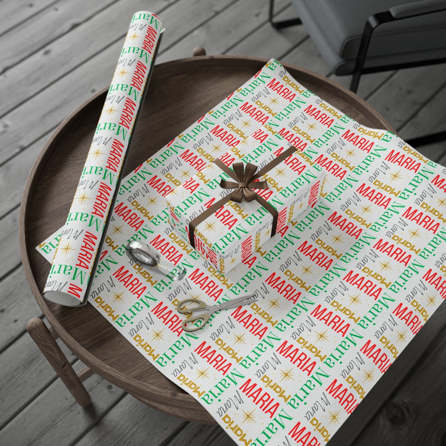 MARIA Personalized Gift Wrapping Papers